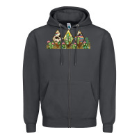 Smoke cactus cowhide serape Zipper Hoodie - JahusDesignShop