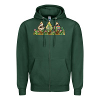 Sports Green cactus cowhide serape Zipper Hoodie - JahusDesignShop