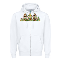 White cactus cowhide serape Zipper Hoodie - JahusDesignShop
