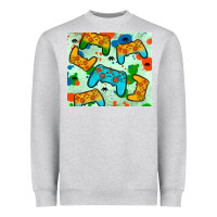 Heather Grey gaming controller Heavyweight Sweatshirt - JahusDesignShop