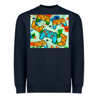 Navy gaming controller Heavyweight Sweatshirt - JahusDesignShop