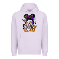 Lilac one spooky teacher Premium Hoodie - SublimationCraftShop