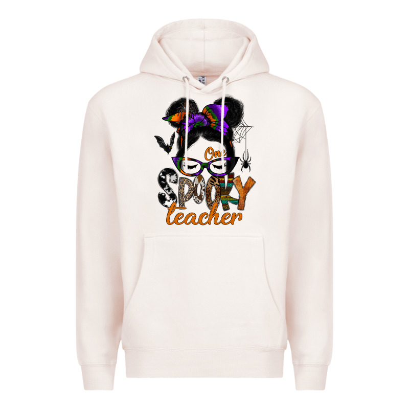 One Spooky Teacher Premium Hoodie by SublimationCraftShop | Teevron