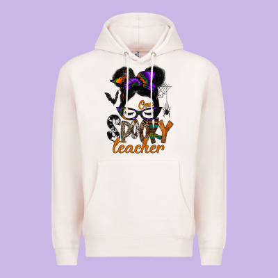 One Spooky Teacher Premium Hoodie Designed By Sublimationcraftshop