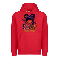 Red one spooky teacher Premium Hoodie - SublimationCraftShop