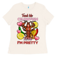Bone feed me crawfish tell me im pretty Ladies Tee - FaDigitalArtStudio