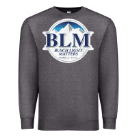 Charcoal Heather buschs shirt light matters t shirt, BLM buschs shirt light matters Premium Sweatshirt - artisFamous