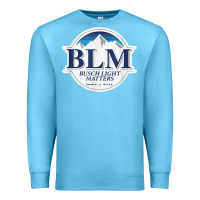 Ocean Blue buschs shirt light matters t shirt, BLM buschs shirt light matters Premium Sweatshirt - artisFamous