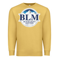 Antique Gold buschs shirt light matters t shirt, BLM buschs shirt light matters Premium Sweatshirt - artisFamous