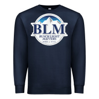 Navy buschs shirt light matters t shirt, BLM buschs shirt light matters Premium Sweatshirt - artisFamous