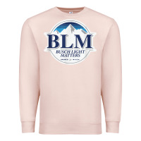 Pale Pink buschs shirt light matters t shirt, BLM buschs shirt light matters Premium Sweatshirt - artisFamous