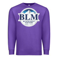 Purple buschs shirt light matters t shirt, BLM buschs shirt light matters Premium Sweatshirt - artisFamous
