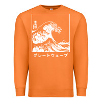 Carrot the great wave off kanagawa Premium Sweatshirt - artisFamous