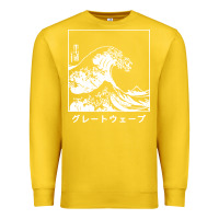 Lemon the great wave off kanagawa Premium Sweatshirt - artisFamous