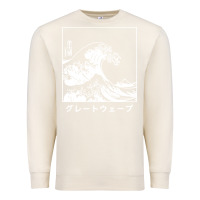 Sandshell the great wave off kanagawa Premium Sweatshirt - artisFamous