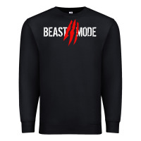 Black beast mode Premium Sweatshirt - artisFamous