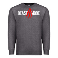 Charcoal Heather beast mode Premium Sweatshirt - artisFamous