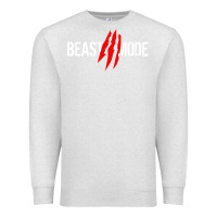 Oatmeal Heather beast mode Premium Sweatshirt - artisFamous