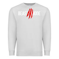 Dove Grey beast mode Premium Sweatshirt - artisFamous