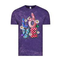 Cloud Purple easter love Vintage Tee - FaDigitalArtStudio