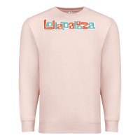 Pale Pink Lollapalooza Festival Premium Sweatshirt - artisFamous