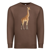 Chestnut Giraffe Premium Sweatshirt - artisFamous