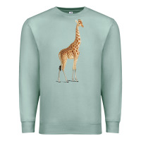 Seafoam Giraffe Premium Sweatshirt - artisFamous