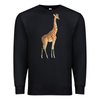 Black Giraffe Premium Sweatshirt - artisFamous