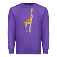 Purple Giraffe Premium Sweatshirt - artisFamous