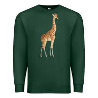 Sports Green Giraffe Premium Sweatshirt - artisFamous
