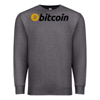 Charcoal Heather vintage look bitcoin Premium Sweatshirt - artisFamous