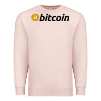 Pale Pink vintage look bitcoin Premium Sweatshirt - artisFamous