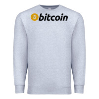 Heather Grey vintage look bitcoin Premium Sweatshirt - artisFamous