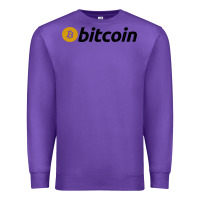 Purple vintage look bitcoin Premium Sweatshirt - artisFamous