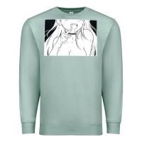 Seafoam anime eyes Premium Sweatshirt - artisFamous