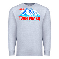 Heather Grey visit twin peaks Premium Sweatshirt - artisFamous