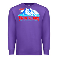 Purple visit twin peaks Premium Sweatshirt - artisFamous