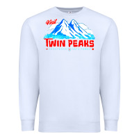 White visit twin peaks Premium Sweatshirt - artisFamous
