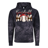 Cloud Black Baseball Mom Vintage Hoodie - CowhideDigitalArt
