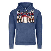 Vintage Denim Baseball Mom Vintage Hoodie - CowhideDigitalArt