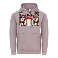 Vintage Zinc Baseball Mom Vintage Hoodie - CowhideDigitalArt