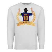 Dove Grey Messi The Legend Premium Sweatshirt - artisFamous