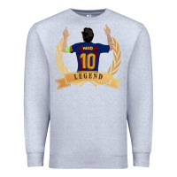 Heather Grey Messi The Legend Premium Sweatshirt - artisFamous