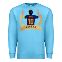 Ocean Blue Messi The Legend Premium Sweatshirt - artisFamous
