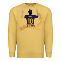 Antique Gold Messi The Legend Premium Sweatshirt - artisFamous