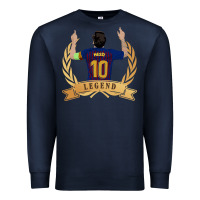 Navy Messi The Legend Premium Sweatshirt - artisFamous