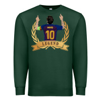 Sports Green Messi The Legend Premium Sweatshirt - artisFamous
