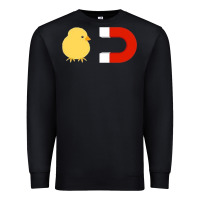 Black chick magnet Premium Sweatshirt - artisFamous