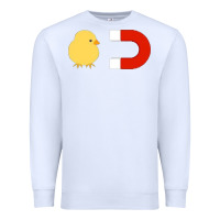 White chick magnet Premium Sweatshirt - artisFamous