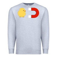 Heather Grey chick magnet Premium Sweatshirt - artisFamous